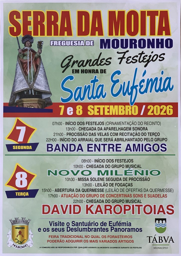 Grandes Festejos em Honra de Santa Eufémia